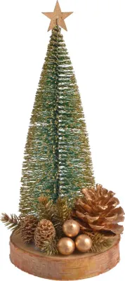 Zdjęcie produktu dla stroik z choinką 22cm | 162CAN6022