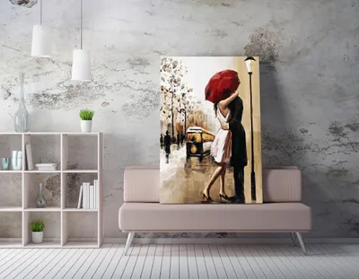Produktbild von Wallity, WY79(50- MJS1497, Bunt, Leinwandbilder, 50 x 70 cm, 50% Polyester / 50% Baumwolle