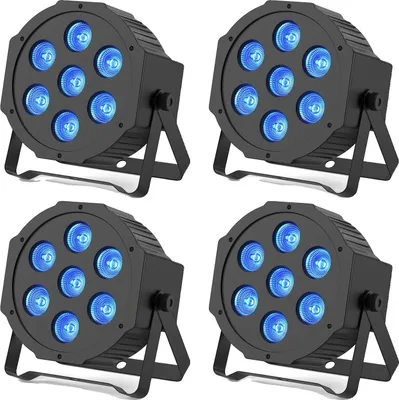 Obrázek produktu pro LED reflektor, 7 RGBW LED diod, ovládání DMX, zástrčka EU 4ks