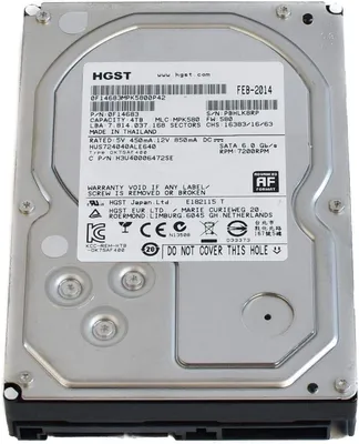 Produktbild von HGST Hitachi Ultrastar 7K4000 4TB SATA III Festplatte 3,5" HDD HUS724040ALE640