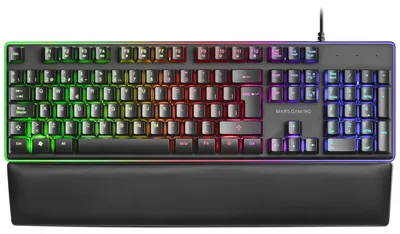 Produktbild von Mars Gaming MK320ES, Kabelgebunden, USB, Mechanischer Switch, QWERTY, RGB-LED, Schwarz