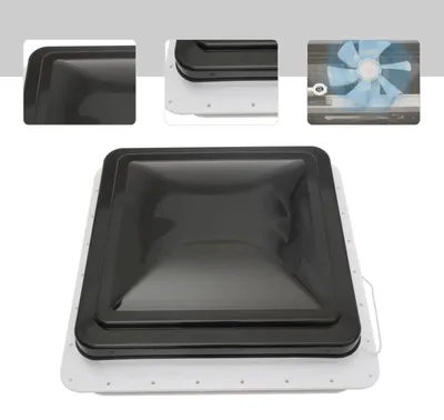 Image de Fenêtre de toit de 14" x 14" pour camping-car, avec ventilation