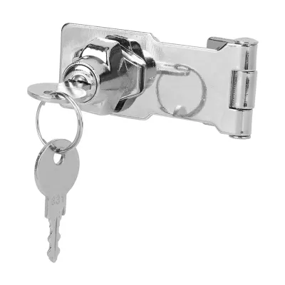 Obrázek produktu pro Zámek Hasp s klíčem,Bezpečnostní zámek Hasp,Zámek z nerezové oceli,Zámek poštovní schránky,Příslušenství hardwaru