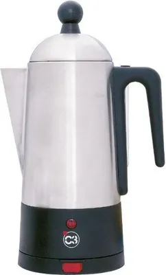 Produktbild von C3 Perkolator/Kaffeemaschine Design silber  2 - 6 Tassen
