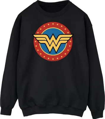 Produktbild von Wonder Woman - Sweatshirt Logo für Damen BI1885 (XXL) (Schwarz)