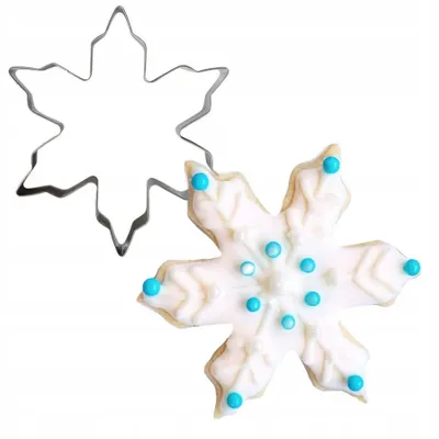 Produktbild von EkoForemki Schneeflocke Ausstecher für Plätzchen 7 cm