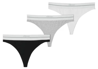 Image de Ellesse - String « Andtretta » pour femme (lot de 3) HB349 (32 DE) (multicolore)