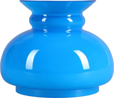 Produktbild von Petroleumglas Blau Lampenglas Ø 100mm Ersatzglas Vestaschirm Glasschirm Leuchtenglas