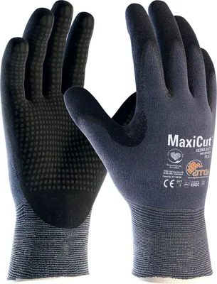 Produktbild von ATG MaxiCut Ultra Schnittschutzhandschuhe Arbeitshandschuhe blau-schwarz Größe 8