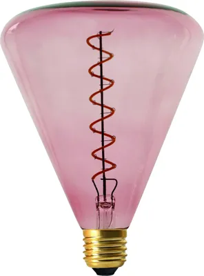 Produktbild von Näve Leuchten LED Leuchtmittel "DILLY" E27/4W H: 19cm rot LED Leuchtmittel "DILLY" E27/4W H: 19cm rot LED Leuchtmittel "DILLY" E27/4W H: 19cm rot - E27, 4 Watt, 130 Lumen, 2200 Kelvin, aus Metall und Glas, rot – dimmbar