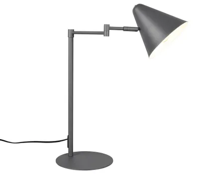 Zdjęcie produktu dla Trio 563900142 Lampa stołowa Cosima E14 ⌀15cm antracytowa