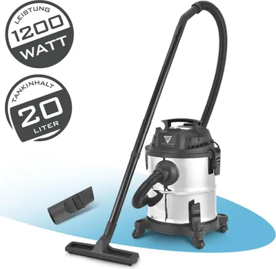 Produktbild von STAHLWERK VCL-1200 ST Nass- und Trockensauger 1200 W Industriesauger mit 20 L