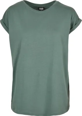 Produktbild von Urban Classics T-Shirt Damen Ladies Extended Shoulder Tee grün L