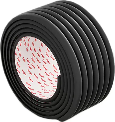 Image de 5 mètres de protection souple des bords avec ruban adhésif double face monté