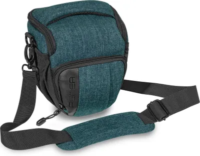 Produktbild von PEDEA FASHION, Schultertasche, Universal, Canon EOS R, M3, M5, M6, M10, M50, M100, 5D, 5DS R, 5D Mark II, 5D Mark IV, 6D, 6D Mark II, 70D,..., Schultergurt, Schwarz, Farbe Petrol