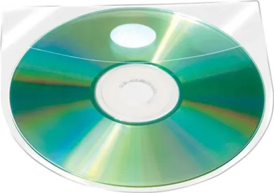 Produktbild von CD/DVD-Hüllen PP transparent selbstklebend mit Lasche VE=10x10 Stück