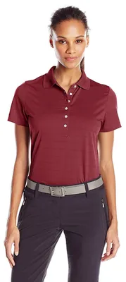 Productafbeelding van Callaway, polohemd voor dames, korte mouwen, piqué-stof, open netstructuur, kleur: Zinfandel, maat: Gr