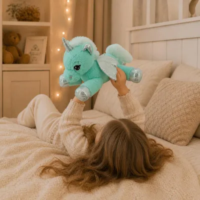 Produktbild von Sweety Toys 11698 Einhorn Plüschtier Kuscheltier 34 cm türkis-Mint
