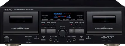 Produktbild von Teac W-1200 - Doppelkassettendeck - Schwarz