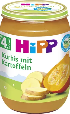 Produktbild von Hipp Krbis mit Kartoffeln, 190g