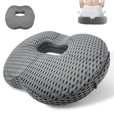 Zdjęcie produktu dla Poduszka do siedzenia ortopedyczna przeciwodleżynowa memory foam dla