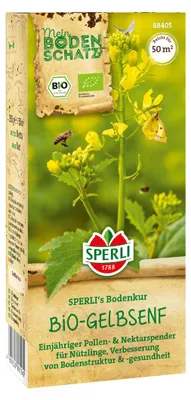 Produktbild von SPERLI Bodenkur Gelbsenf Sinapis alba für 50 m² 0,25 kg