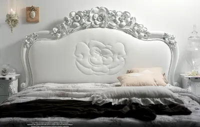Produktbild von Bett Weiß Schlafzimmer Betten Holz Luxus Möbel Design Klassische Hotel Doppel
