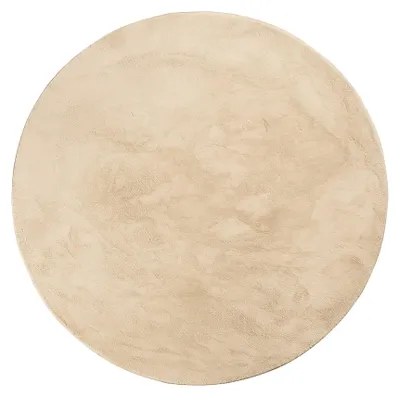 Zdjęcie produktu dla Okrągły dywan z niskim włosiem – Cozy Beige