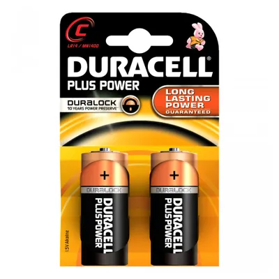 Produktbild von Alkali-Mangan-Batterie Plus Power DURACELL LR14/MN1400 (2 pcs)