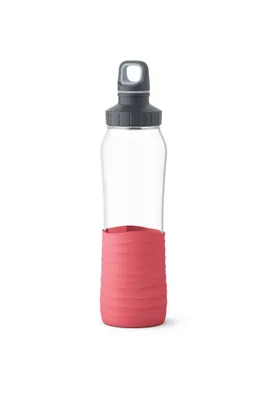 Produktbild von EMSA KW DRINK2GO GLASS, Tägliche Nutzung, 700 ml, Schraubdeckel, Glas, Orange, Polypropylen (PP)
