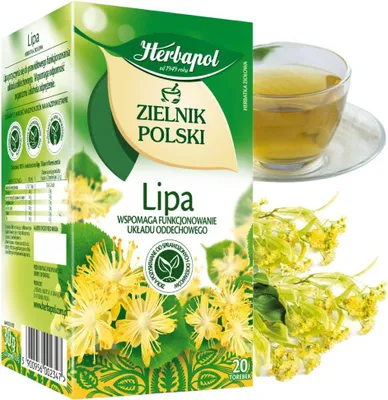Obrázek produktu pro Herbata lipowa Zielnik Polski 20 torebek