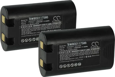 Produktbild von vhbw 2x Akku Ersatz für Dymo W002856, 1759398, S0895840 für Drucker Kopierer Scanner Etiketten-Drucker (1600 mAh, 7,4 V, Li-Ion)