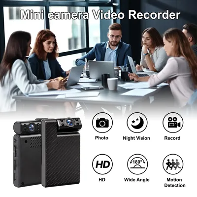 Produktbild von Mini WLAN Kamera praktische Aufzeichnungskamera, HD-WLAN-Kamera mit IR-Nachtsicht, Überwachungskamera für zu Hause