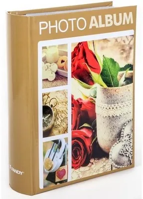 Produktbild von Fotoalbum kieszeniowy szyty Terracotta