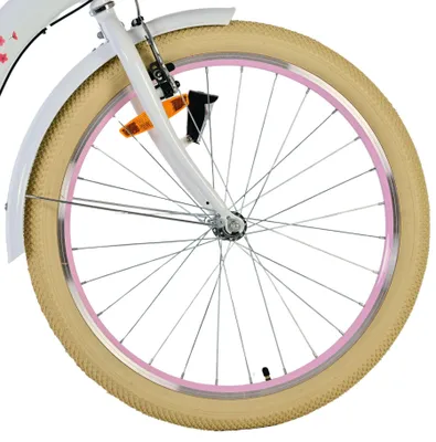 Immagine prodotto di Bicicletta per bambini Volare Blossom - ragazze - 24 pollici - bianco - 3 marce