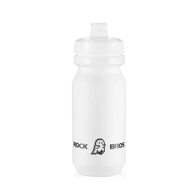 Produktbild von ROCKBROS Trinkflasche Auslaufsicher, Wasserflasche Einhandöffnung Sichere Verriegelung,Fahrradflasche mit rutschfest Gummi Grip für Radfahren,Weiß