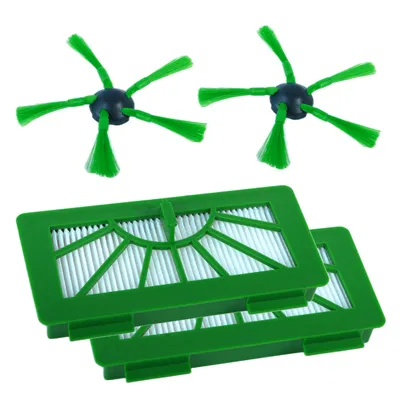 Produktbild von Sparset - 2 x Hepa Filter + 2 x Eckbürste für Vorwerk VR 200, VR 300