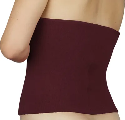 Produktbild von wobera Angora Nierenwärmer oder Leibwärmer für Damen und Herren, kräftige Ausführung, Gr. XS bordeaux