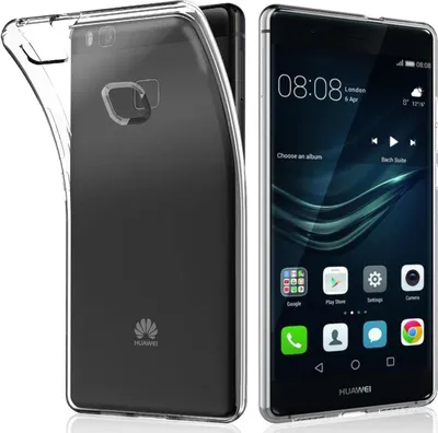Produktbild von Conie Silikon Schutzhülle für Huawei P9 Lite Tasche klar Case Cover Bumper Hülle durchsichtig in transparent
