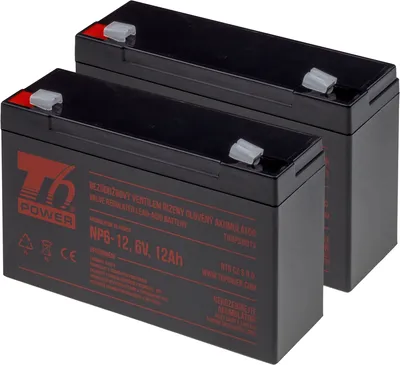 Zdjęcie produktu dla Zestaw baterii T6 Power do Eaton Powerware NetUPS 700RM, VRLA, 6 V
