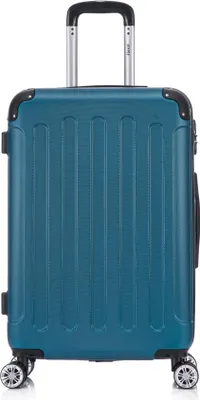 Image de Flexot® F-2045 | Valise 24 pouces, taille L, valise de voyage, valise à roulettes avec poignée télescopique, valise à coque rigide, bagage de voyage, robuste, roulettes 360°, serrure à combinaison