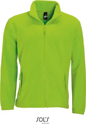 Immagine prodotto di SOLs 55000 | Giacca in pile North / Giacca da uomo fino a 5XL - Colore: Lime - Taglia: L