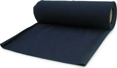 Produktbild von French Terry, Baumwolle Sweatshirtstoff, Navy blau 50 x 185 cm