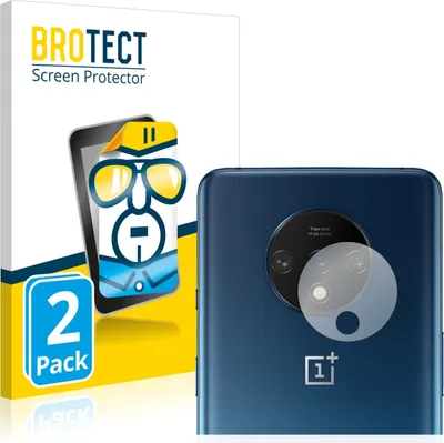 Produktbild von 2x Für OnePlus 7T (NUR Kameraschutz) Schutzfolie BROTECT Displayschutz Display Schutz Folie Klar Transparent