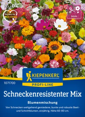Produktbild von Kiepenkerl - Blumenmischung  Schneckenresistenter Mix Samen - 1071700