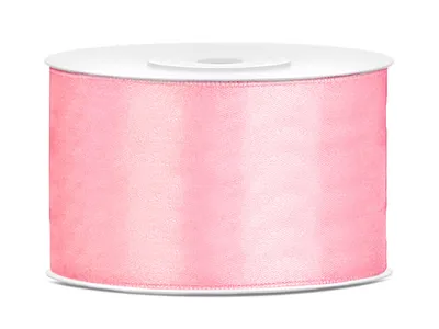 Obrázek produktu pro Saténová svetle růžová stuha 38mm/25m
