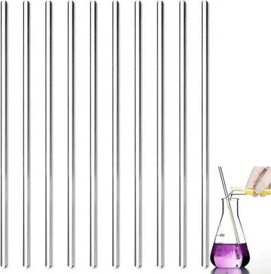 Produktbild von Famanu Rührstäbchen 10 Stück - 20 cm für Cocktails und Laboranwendungen