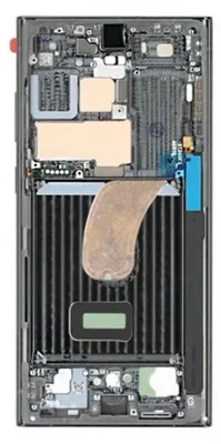 Image de Cadre d'écran LCD vert pour Samsung Galaxy S23 Ultra S918