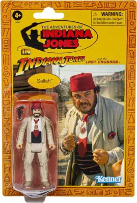 Produktbild von Hasbro Indiana Jones Retro Collection Actionfigur Sallah (Der letzte Kreuzzug) 10 cm