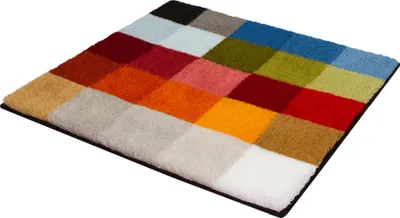 Produktbild von Kleine Wolke Badteppich CUBETTO Multicolor 60 x 60 cm